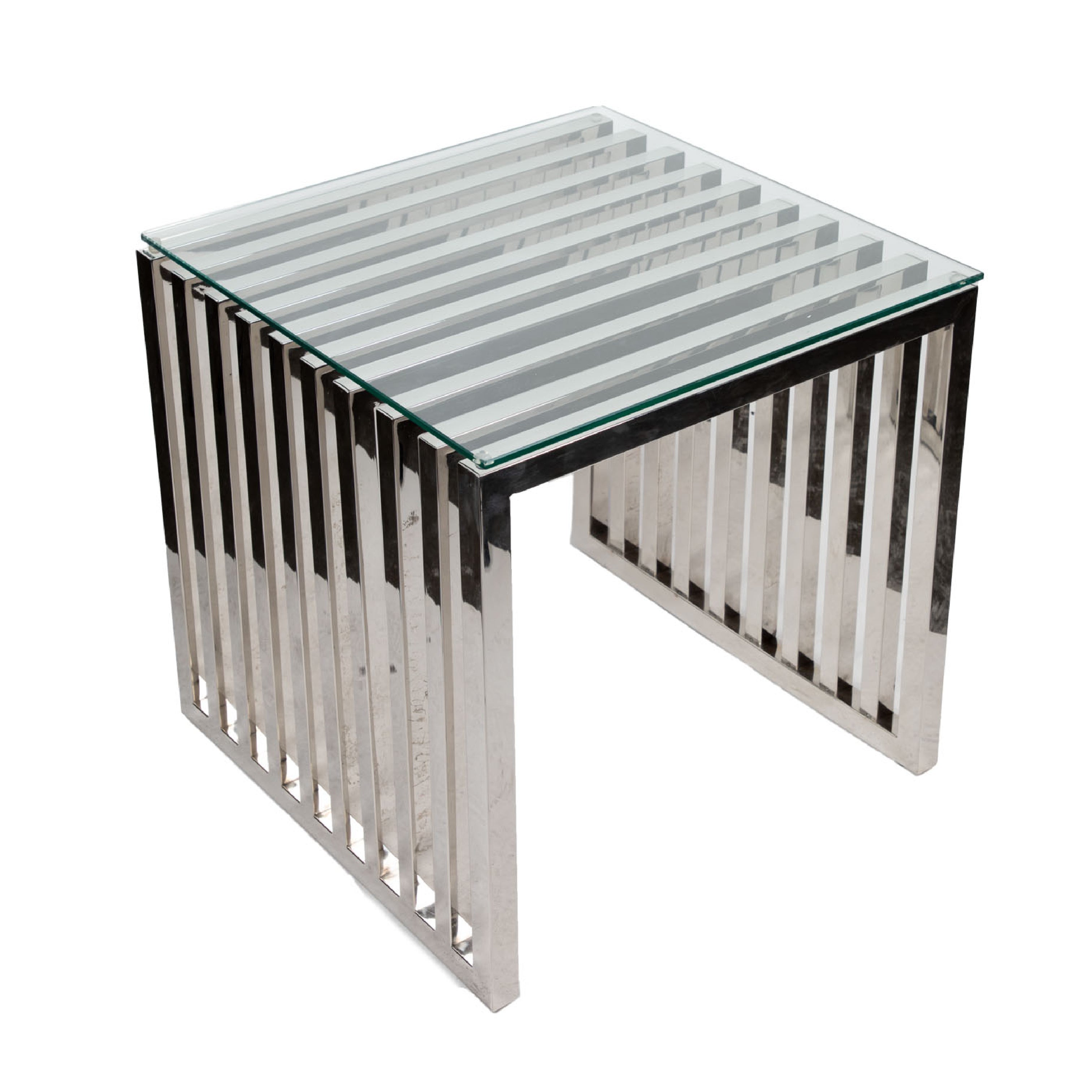 Mint Collection - Side Table - Glass Top