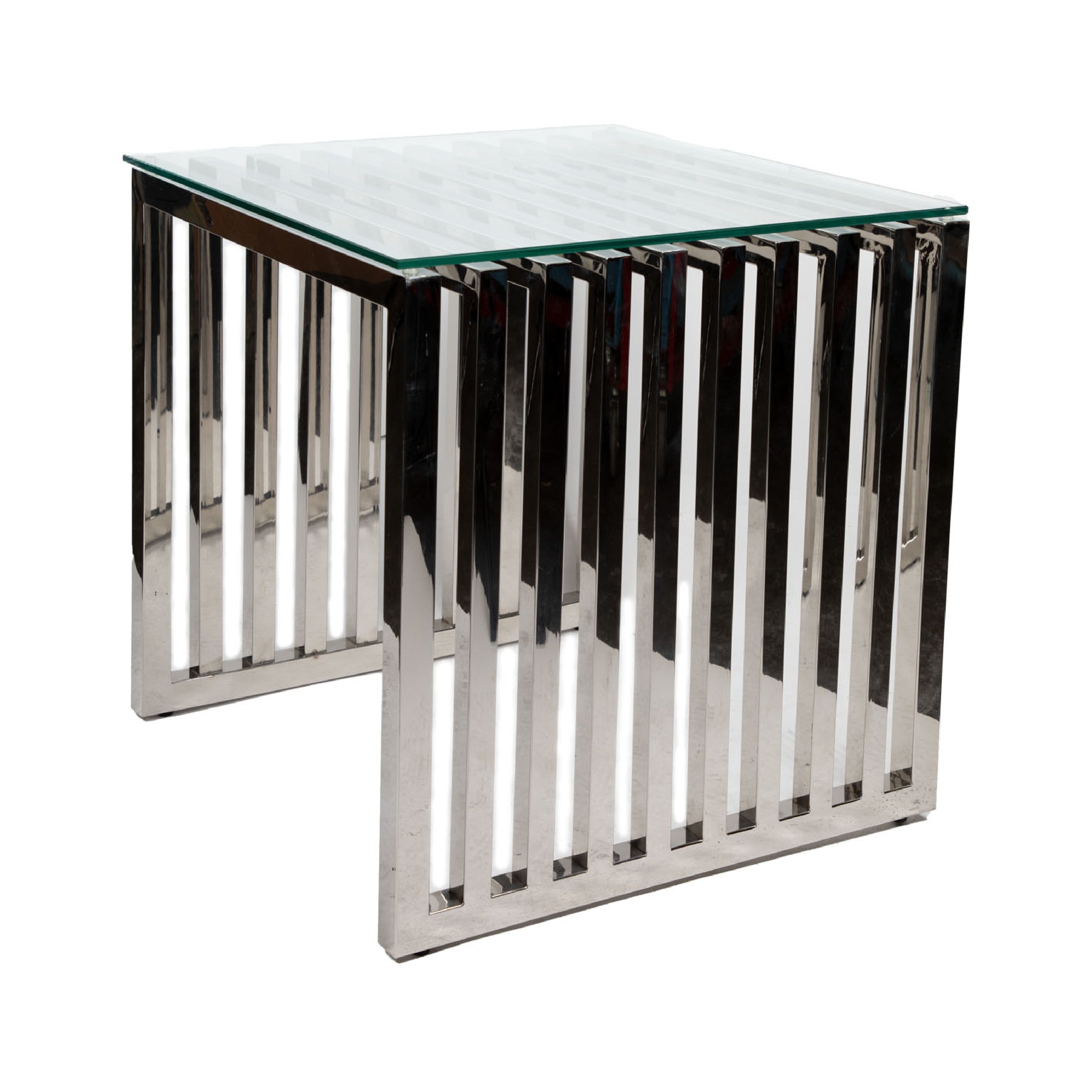 Mint Collection - Side Table - Glass Top
