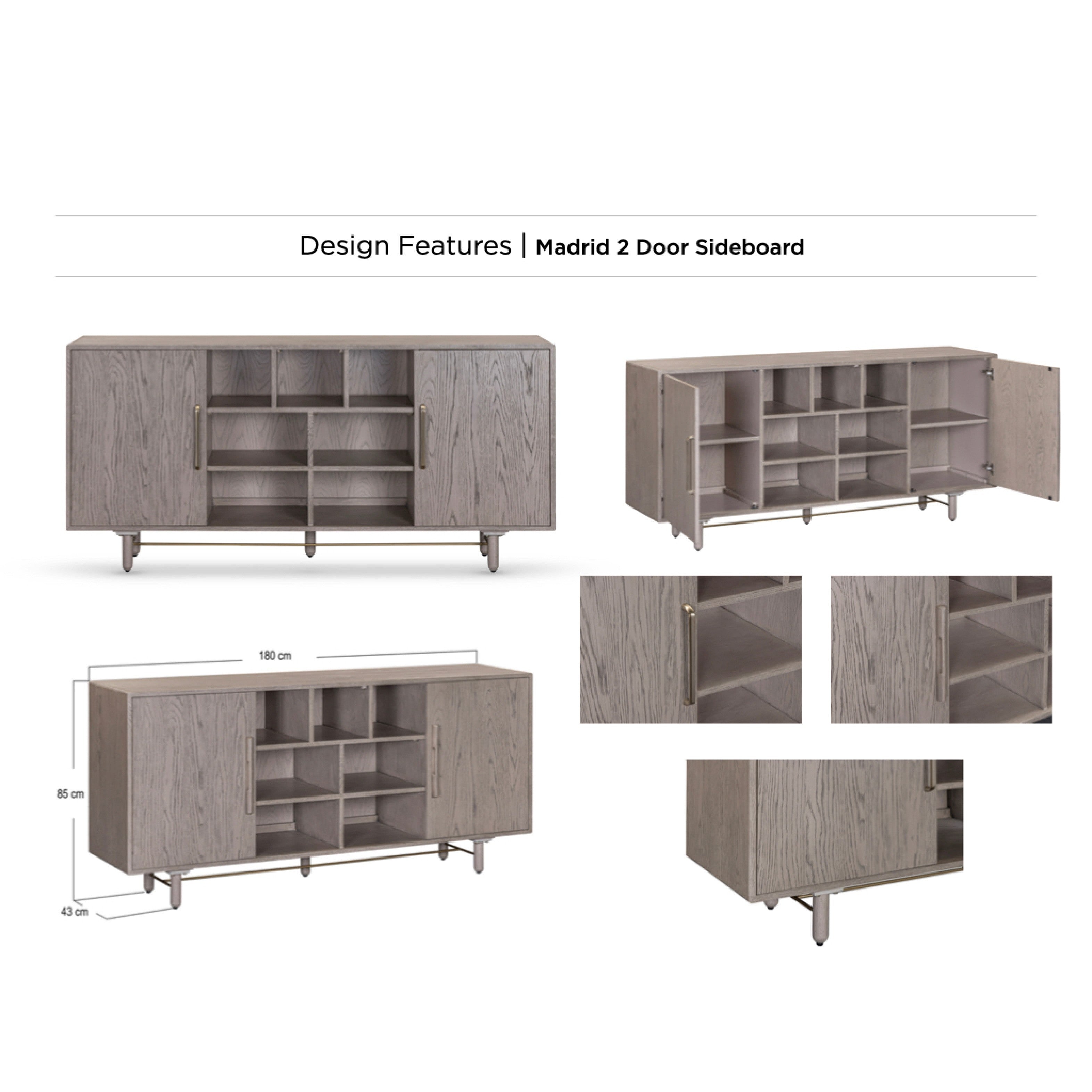 Madrid Sideboard - 2 Door