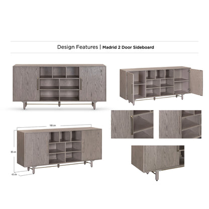 Madrid Sideboard - 2 Door