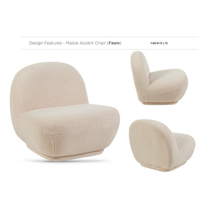 Maisie Accent Chair - Fawn