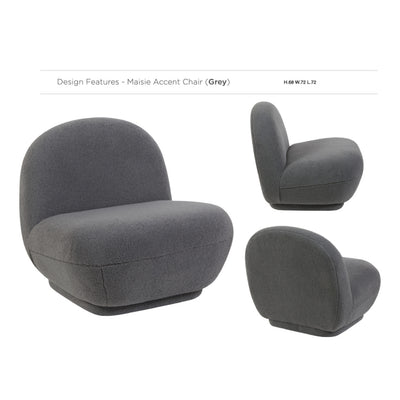 Maisie Accent Chair - Grey