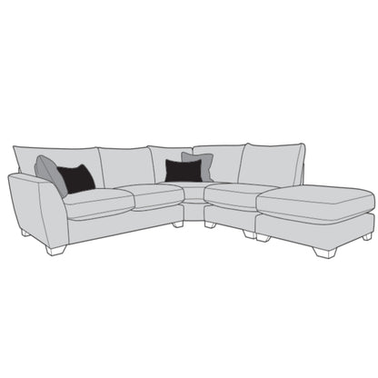 Mala Sofa - 2 Corner 1 with Stool