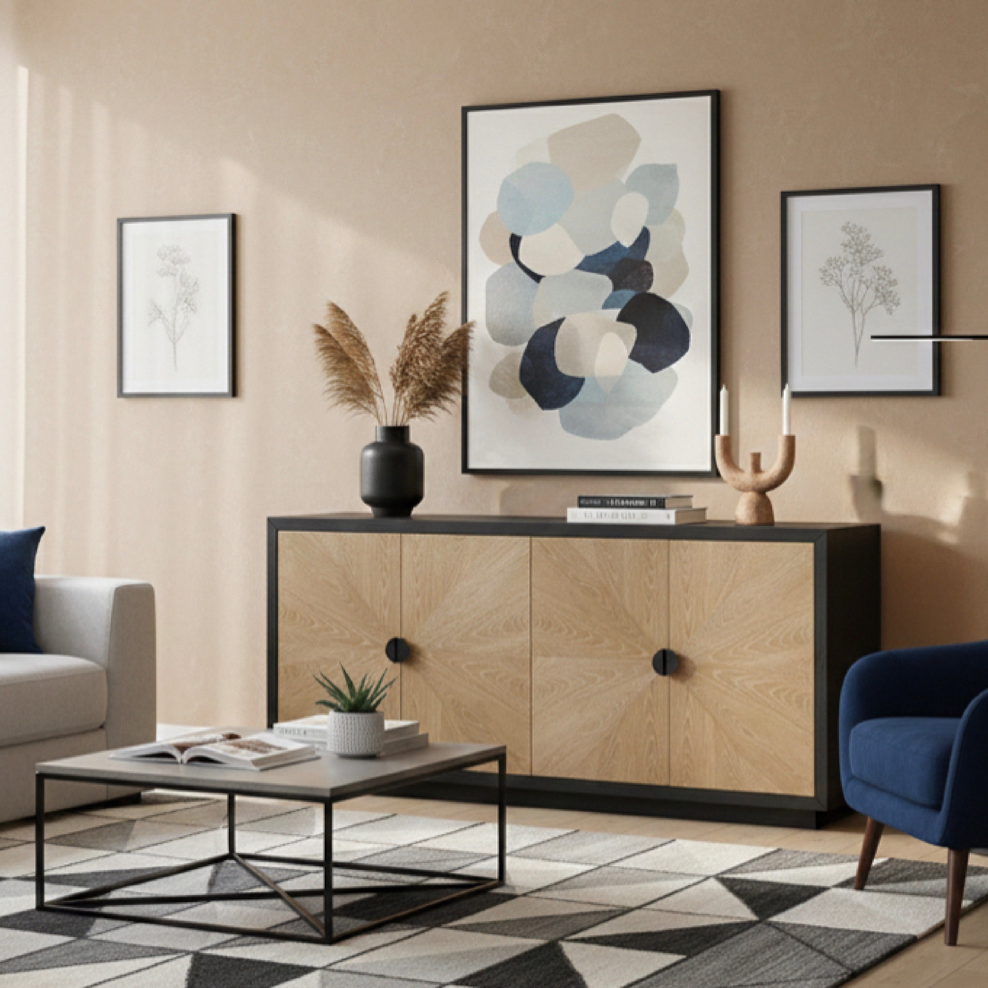 Marseille Sideboard - 4 Door