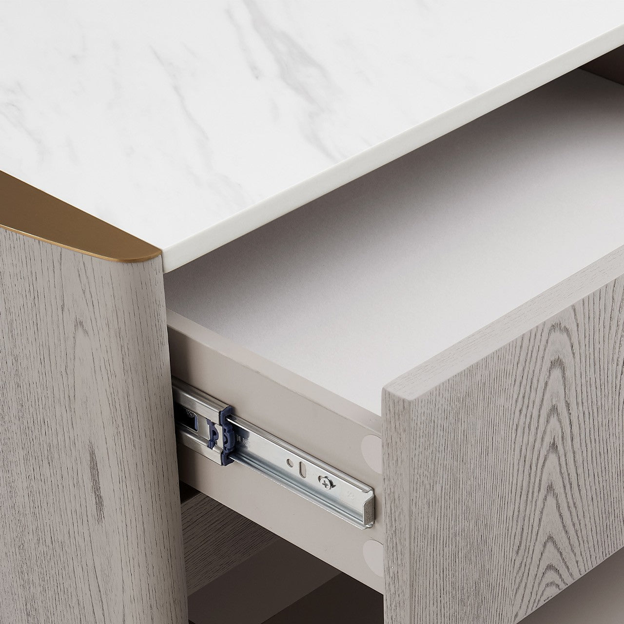 Mondello Washed Oak - 2 Drawer Bedside Table