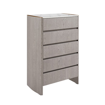 Mondello Washed Oak - 5 Drawer Tall Chest