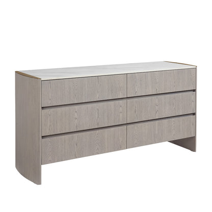 Mondello Washed Oak - 6 Drawer Dressing Chest