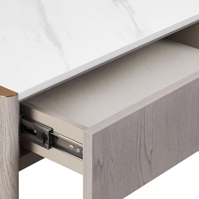 Mondello Washed Oak - 2 Drawer Dressing Table