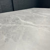 Milan Sintered Stone - 1.6m Table PLUS 4x Blue Carver Chairs
