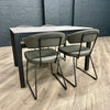 Milan Sintered Stone Dining Table 120cm & 4 Milan Dining Chairs