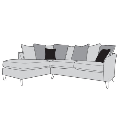 Molly Sofa - Corner with Left Hand Chaise (Pillow Back)