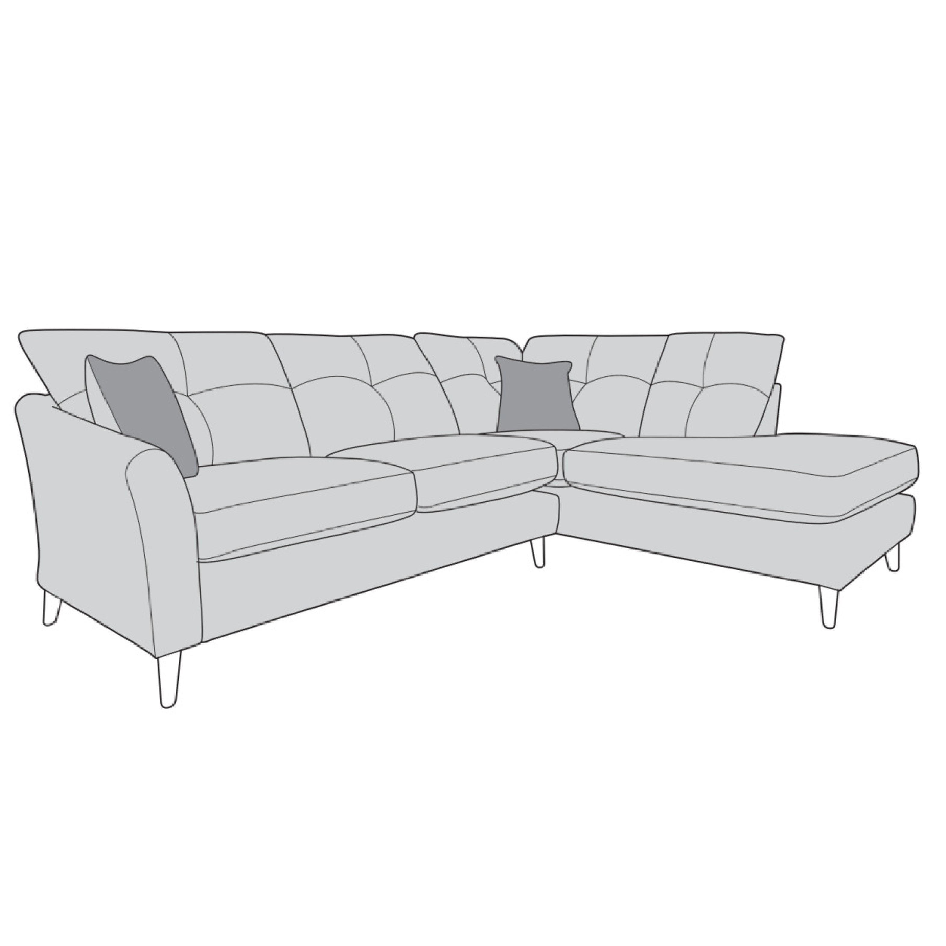 Molly Sofa - Corner with Right Hand Chaise (Standard Back)