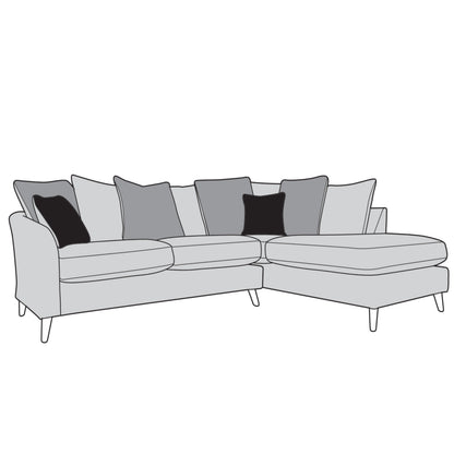 Molly Sofa - Corner with Right Hand Chaise (Pillow Back)