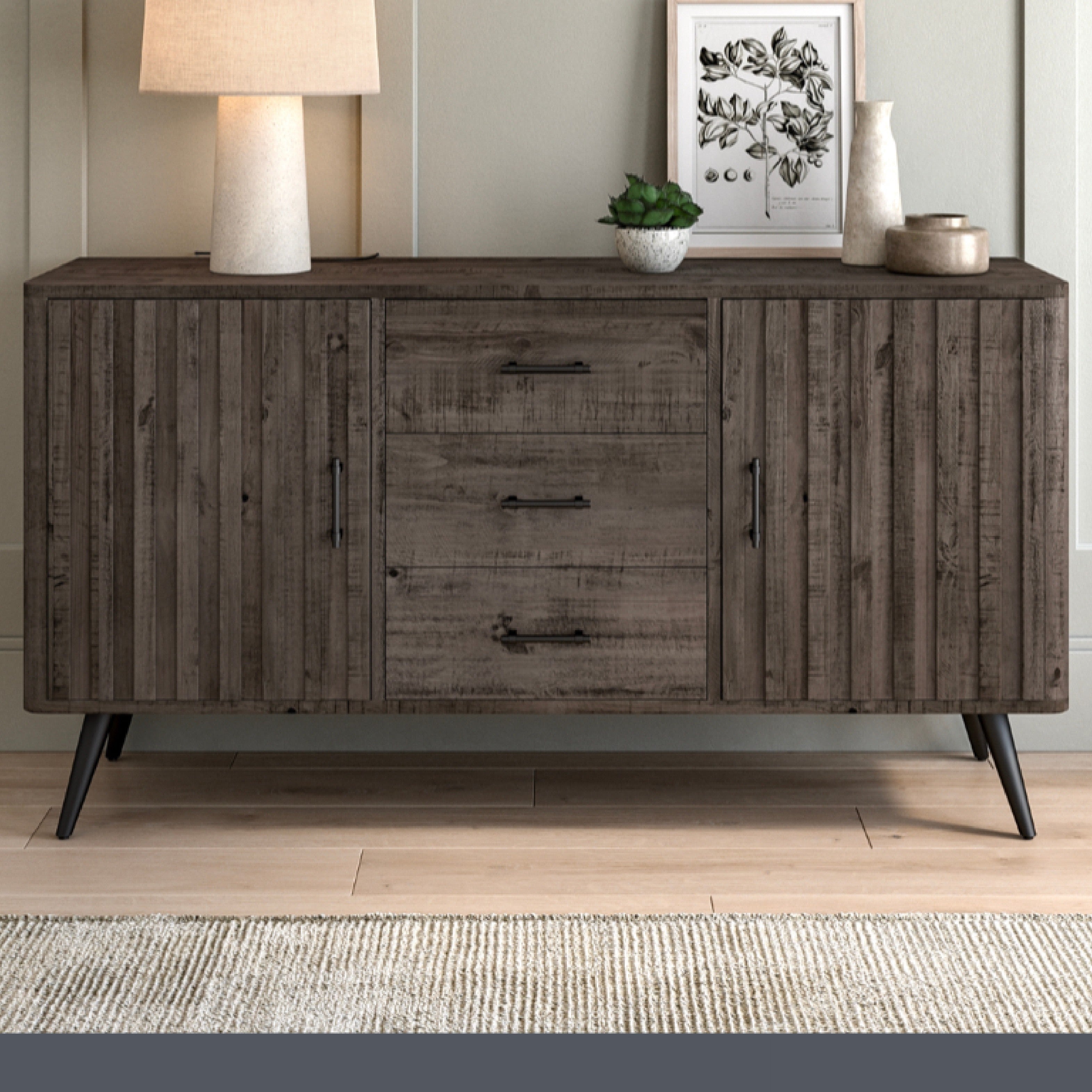 Monarch Sideboard - 2 Door, 3 Drawer