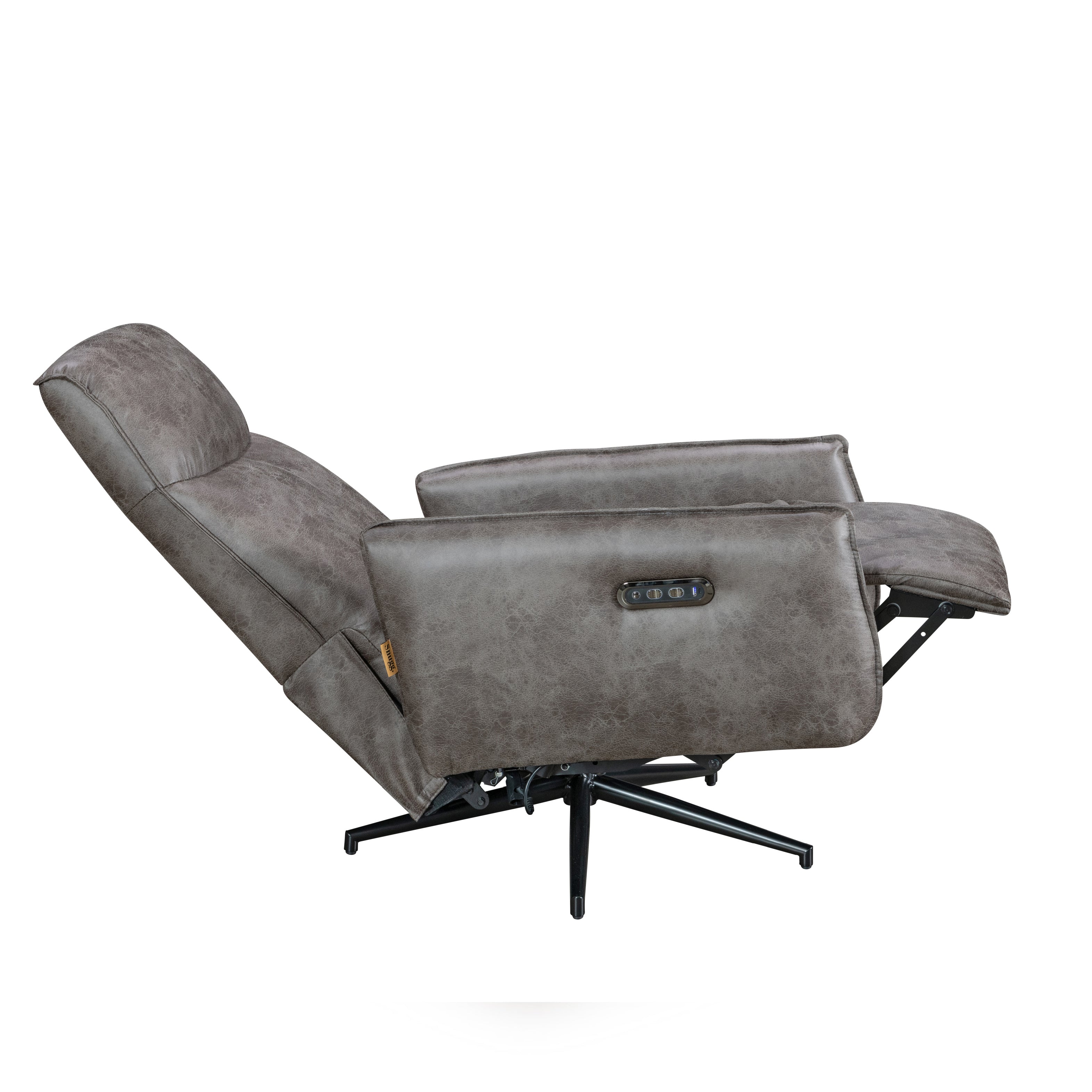 Naples Swivel Chair - Graphite
