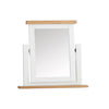 Chester White Painted & Oak Dressing Table Mirror