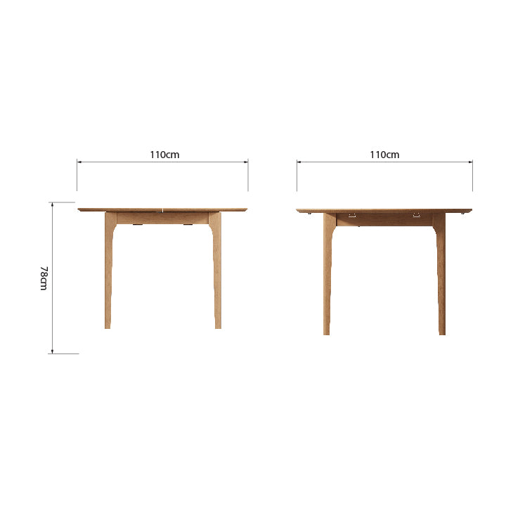 Rimini Oak Round Butterfly Extending Dining Table