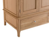 Rimini Oak Wardrobe - Large 3 Door