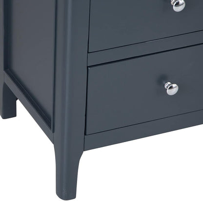 Rimini Oak & Charcoal Painted Chest - 2 over 3