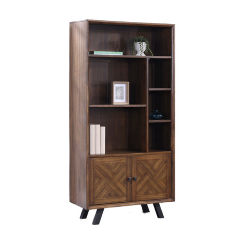 Nevada Industrial Large Bookcase - 2 Door