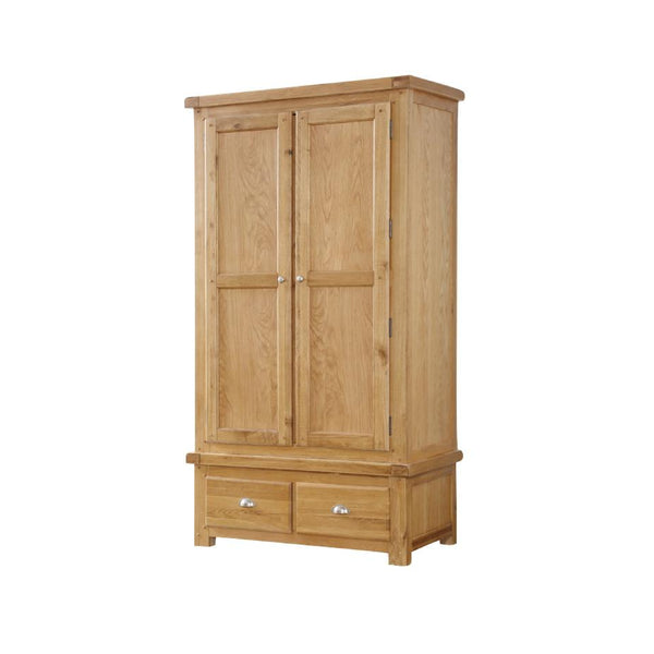 Newbridge Oak Wardrobe - 2 Door