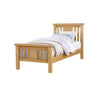 Newbridge Oak Bed Frame - 3ft High Foot End