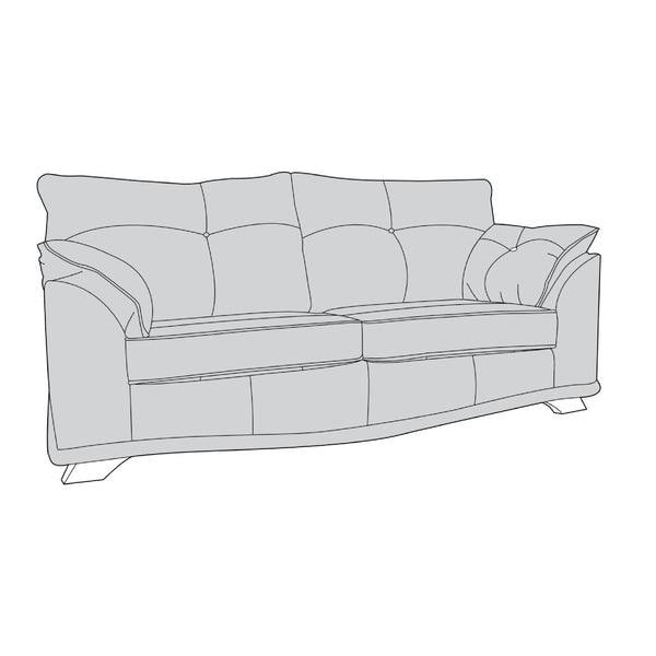 Nikki Leather Sofa - 3 Seater