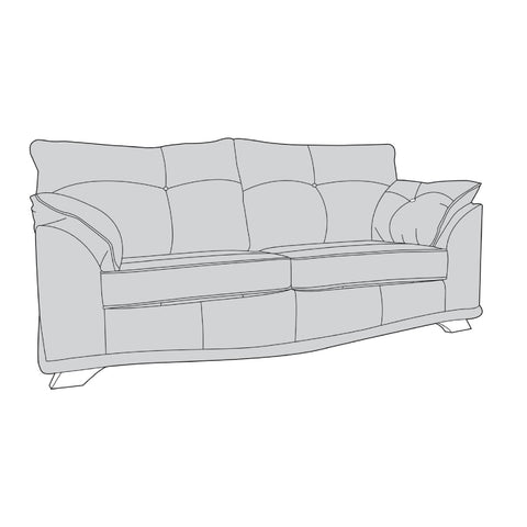 Nikki Leather Sofa - 3 Seater