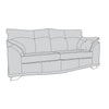 Nikki Leather Sofa - 3 Seater