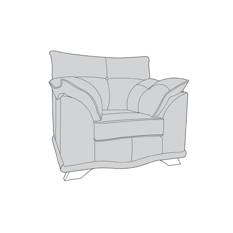Nikki Leather Sofa - Arm Chair