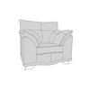 Nikki Leather Sofa - Arm Chair