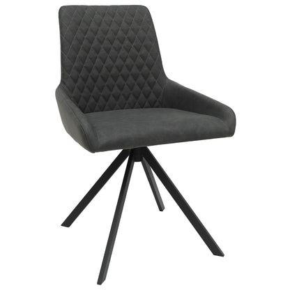 Omega Sintered Stone Dining Chair - Grey PU