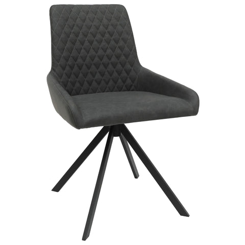 Omega Dining Chair - Grey PU
