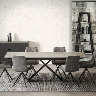 Omega Sintered Stone Extending Dining Table - 160cm