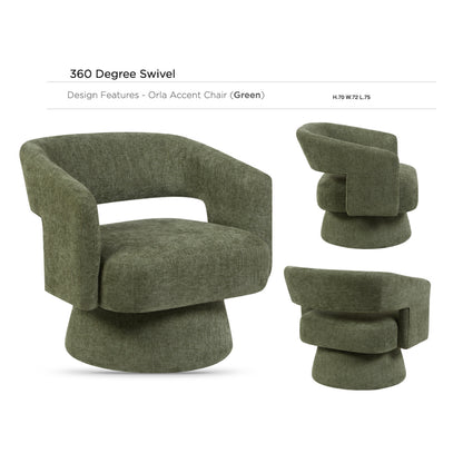 Orla Accent Chair - Green