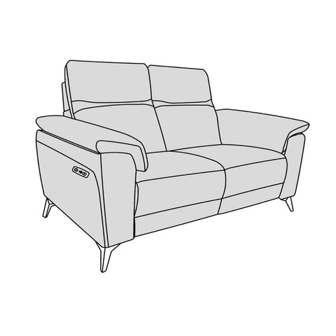 Orlando Sofa - 3 Seater Electric Recliner