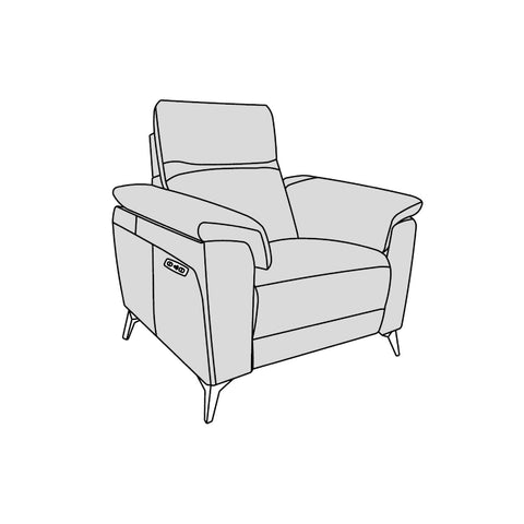 Orlando Sofa - Arm Chair Electric Recliner