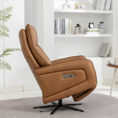 Prestige Swivel Chair - Camel