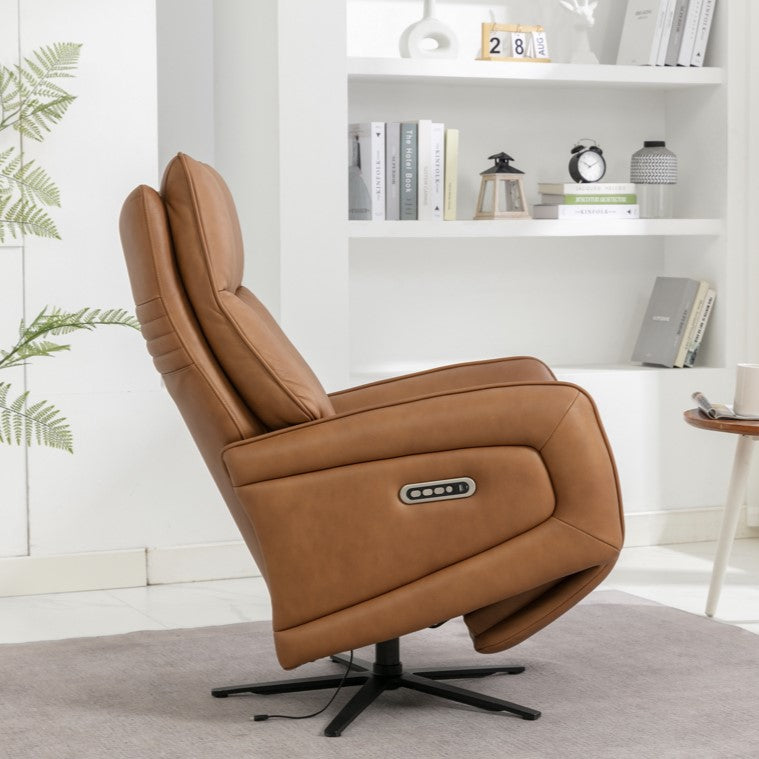 Prestige Swivel Chair - Camel