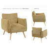 Piper Accent Chair - Olive Green