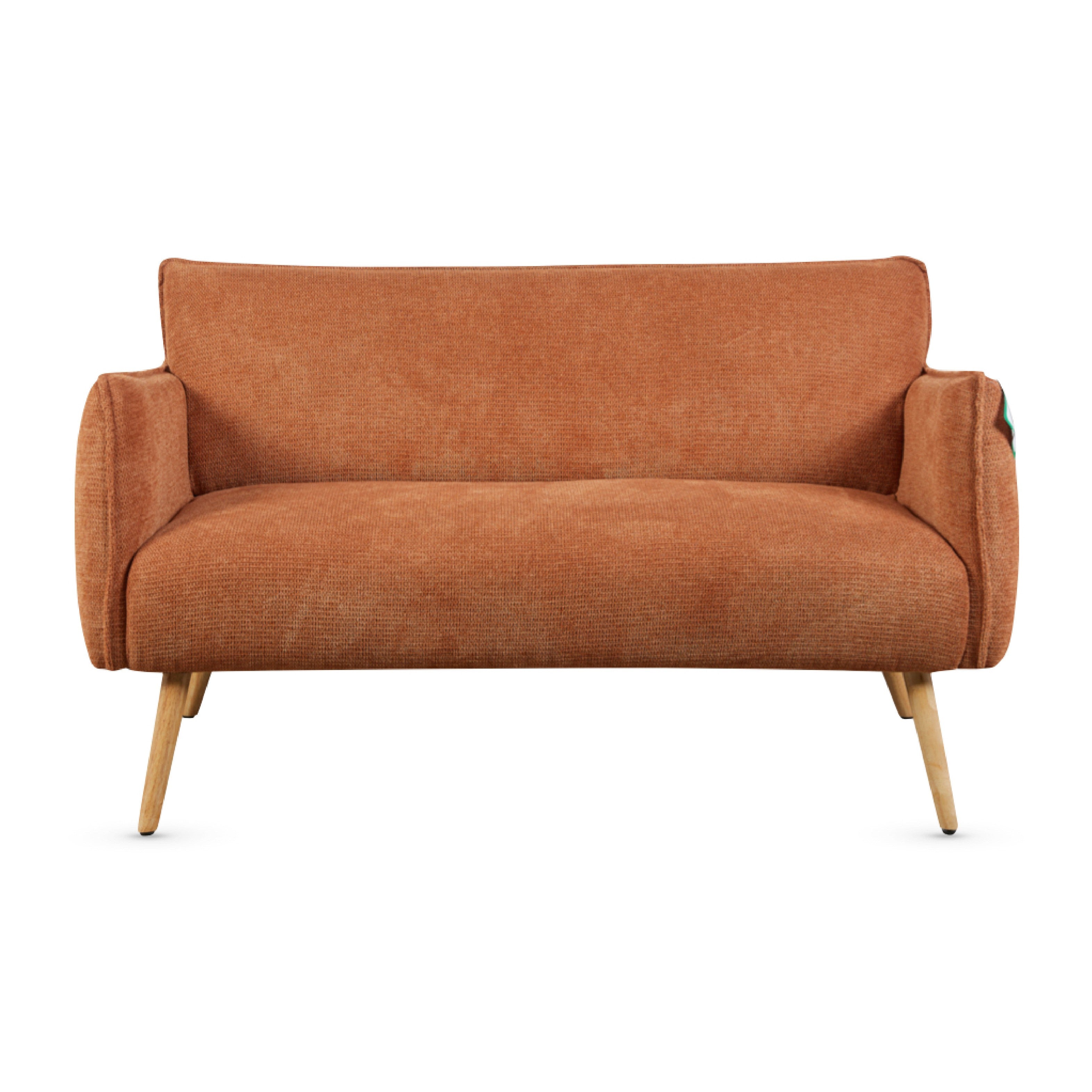 Piper Small Sofa - Rust
