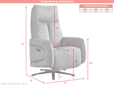 Prestige Swivel Chair - Camel