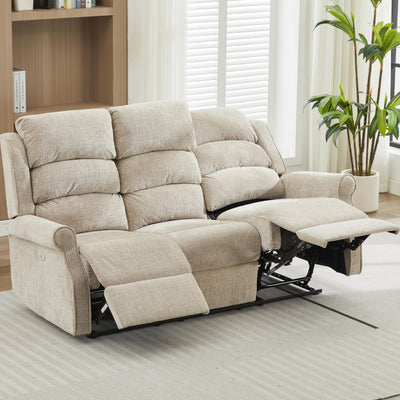 Regency Sofa - 3 Seater Electric Recliner - Rabbit