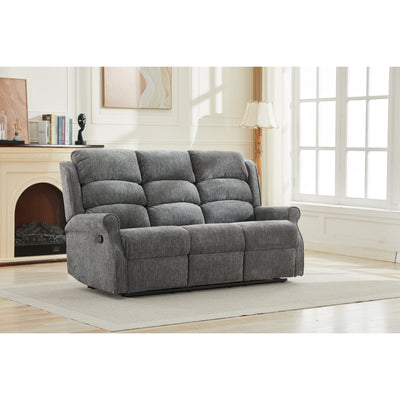 Regency Sofa - 3 Seater Manual Recliner - Anthracite