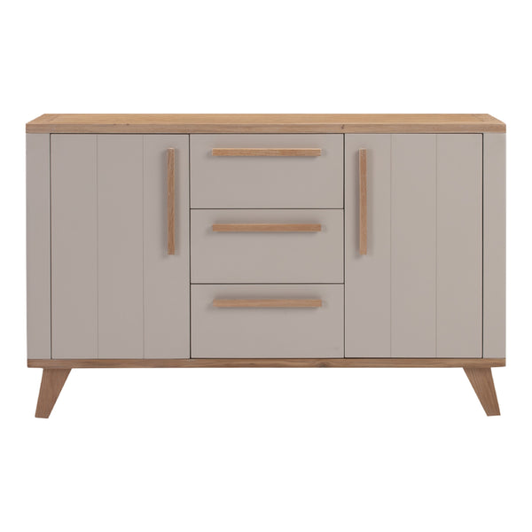 Rimini Washed Oak & Stone Painted - 2 Door Sideboard