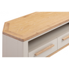 Rimini Washed Oak & Stone Painted - Corner TV Unit