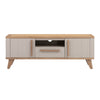 Rimini Washed Oak & Stone Painted - Large TV Unit