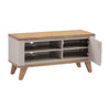 Rimini Washed Oak & Stone Painted - Standard TV Unit