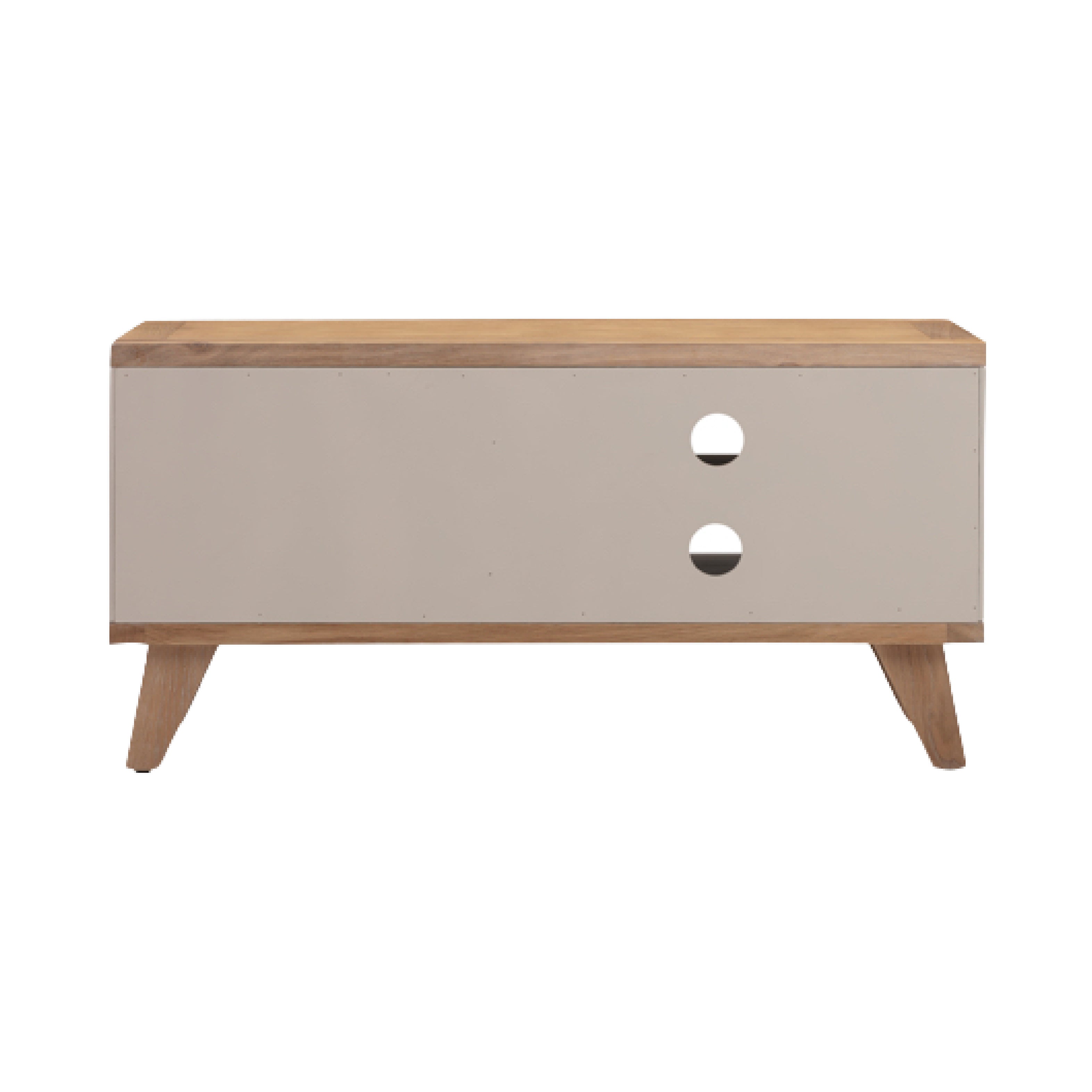 Rimini Washed Oak & Stone Painted - Standard TV Unit