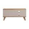 Rimini Washed Oak & Stone Painted - Standard TV Unit